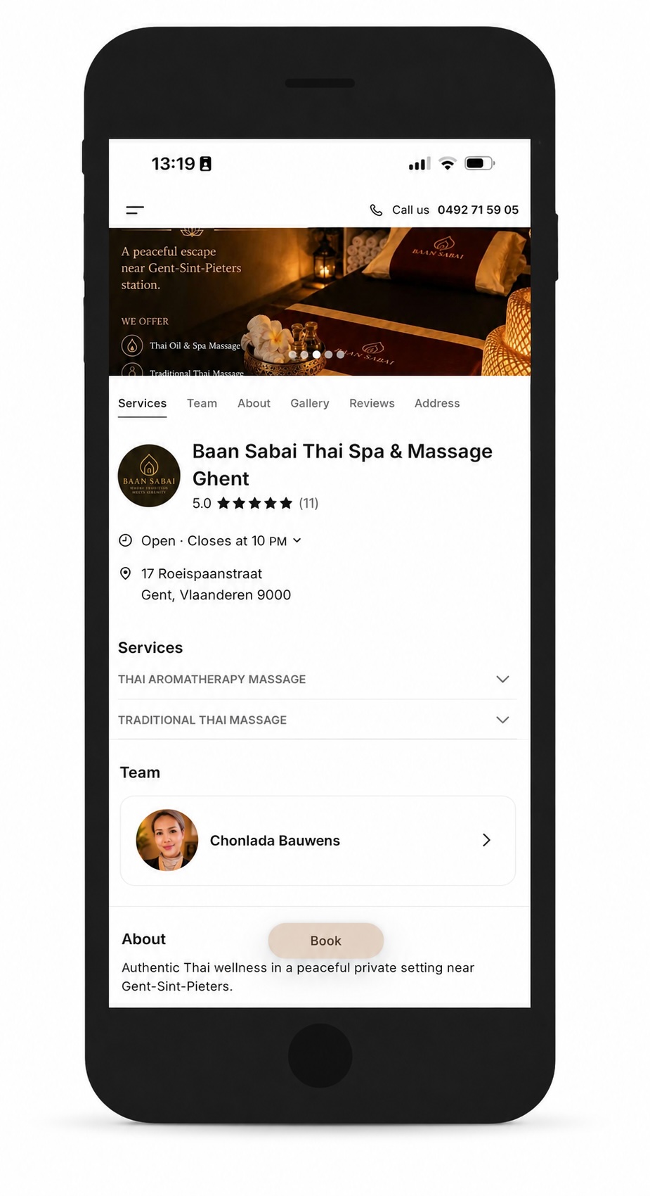 Baan Sabai - Boek nu uw traditionele thaise massage in Gent centrum
